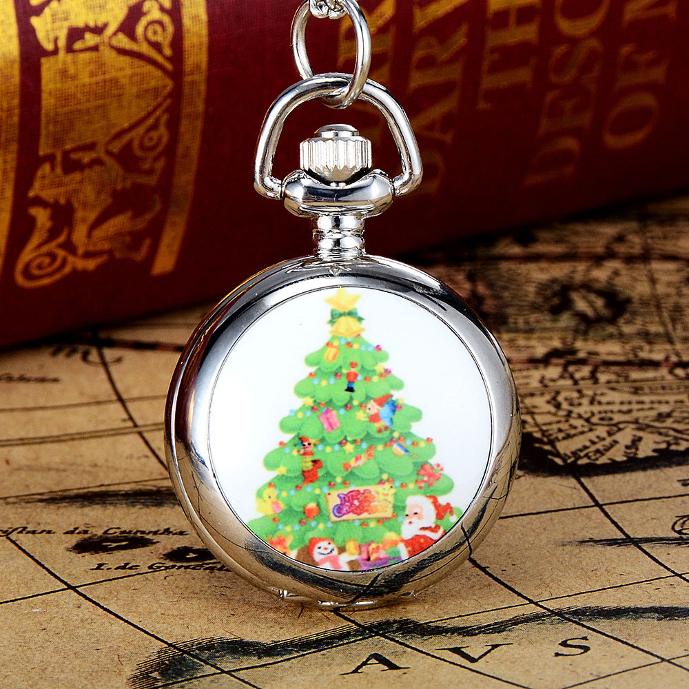 Mua Santa Claus Pocket Watch Quartz Jewelry Pendant Christmas Gift ...