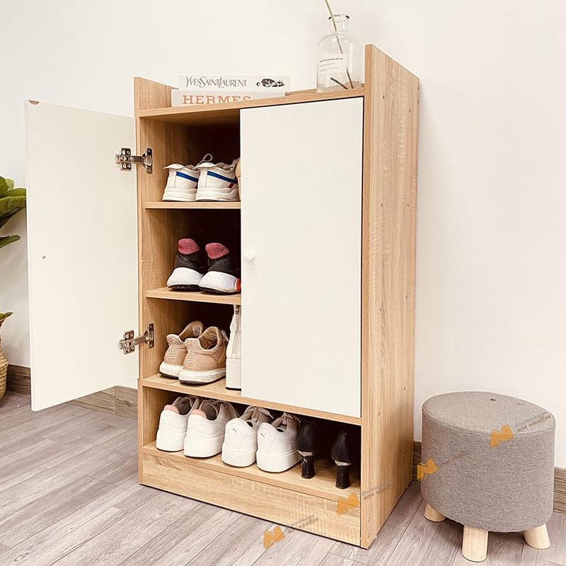 Made in VN - Tủ Giày Thông Minh AN016 Phong Cách Hiện Đại - gỗ mdf 17mm công ty Mộc Phát độ bền trên 30 năm