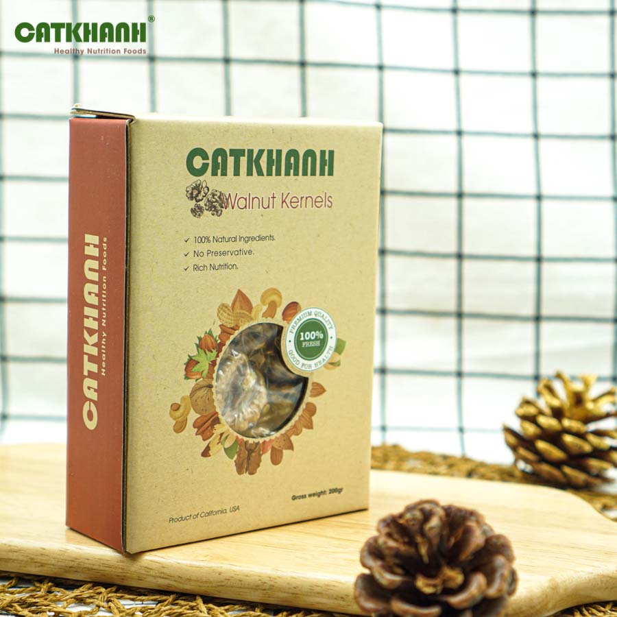 Nhân Óc Chó Cát Khánh hộp 200gr - Nhập khẩu Mỹ