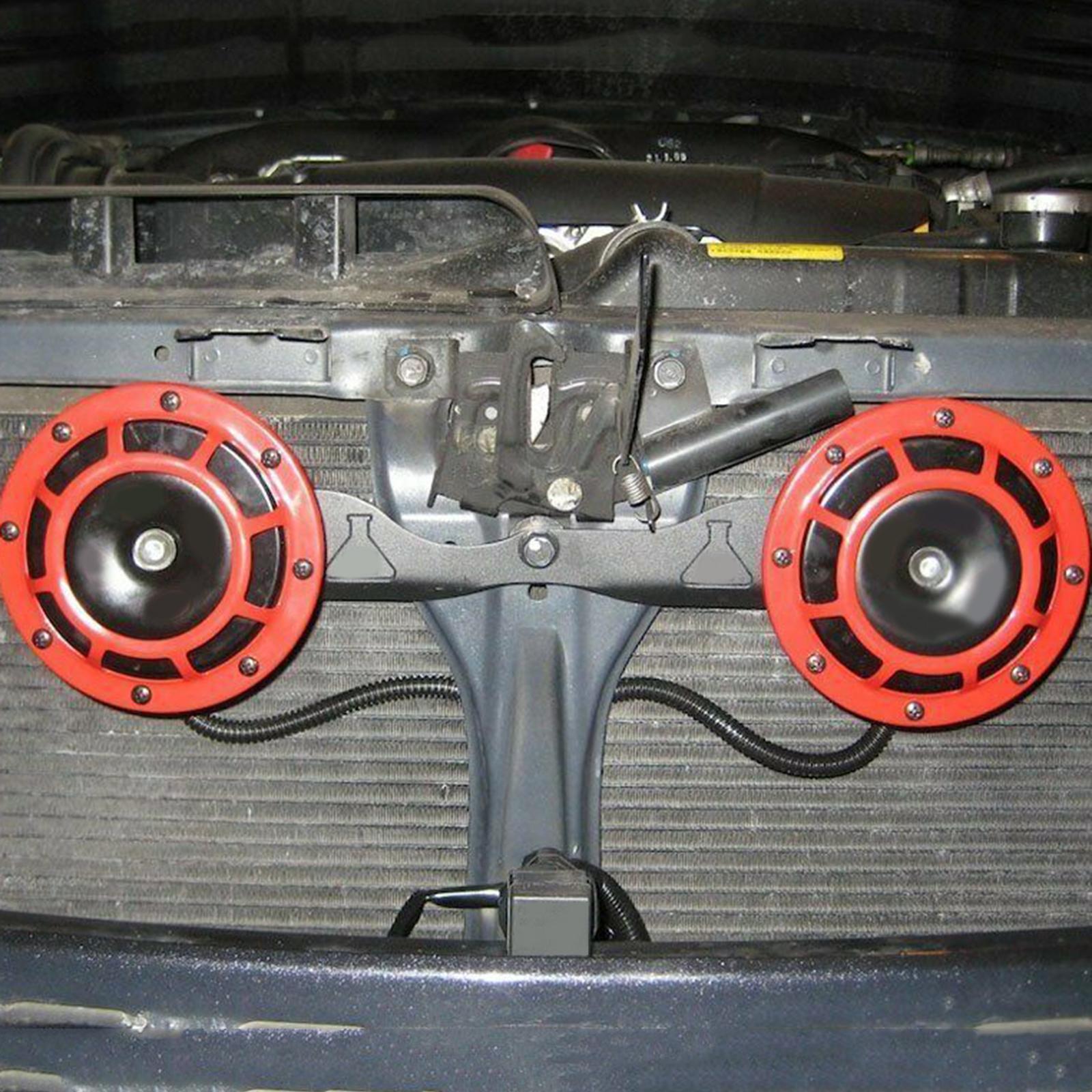 1 Set Horn Wiring Harness Relay Kit For Car Truck Grille Mount