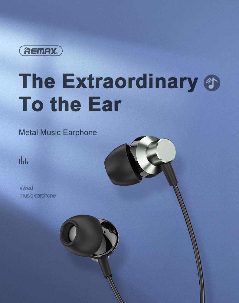 Tai nghe nhét tai có dây jack 3.5mm Remax RM-512 (New Package) - Hàng chính hãng