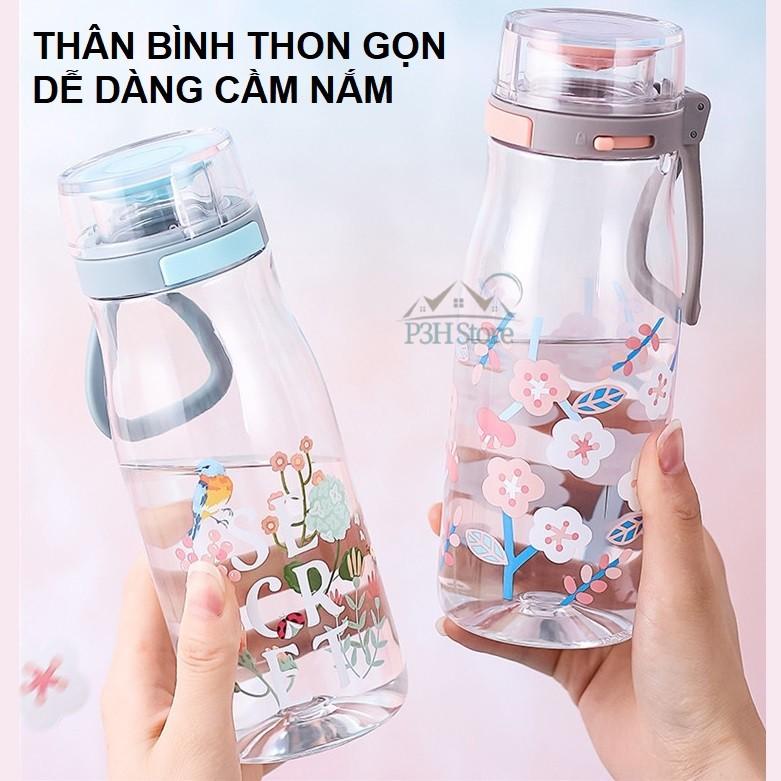 Bình Nước nhựa Tritan Lock&Lock One Touch dung tích 500ml ABF687