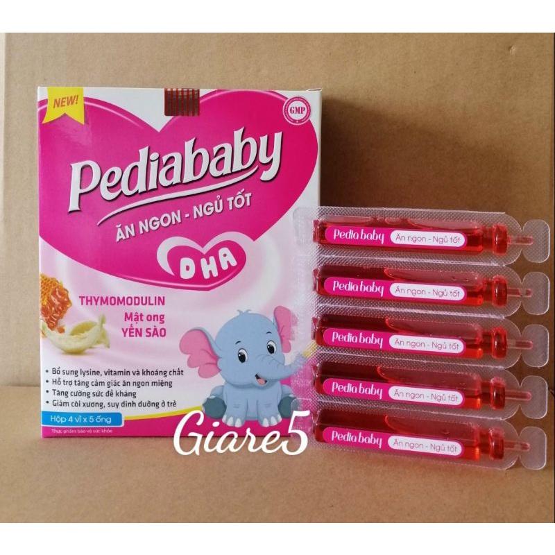 Pediababy DHA ăn ngon ngủ tốt tăng cường sức đề kháng, giảm còi xương và suy dinh dưỡng ở trẻ.