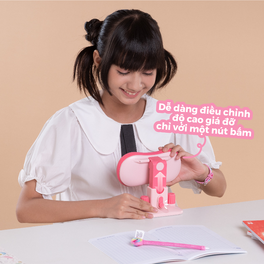 Giá Đỡ Điều Chỉnh Tư Thế Ngồi Pro-Posture Hồng CLEVERHIPPO PP2401/PINK