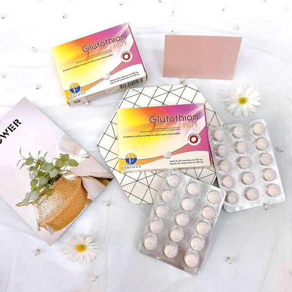 Viên ngậm trắng da Glutathion Fort - nhập khẩu chính ngạch từ Pháp