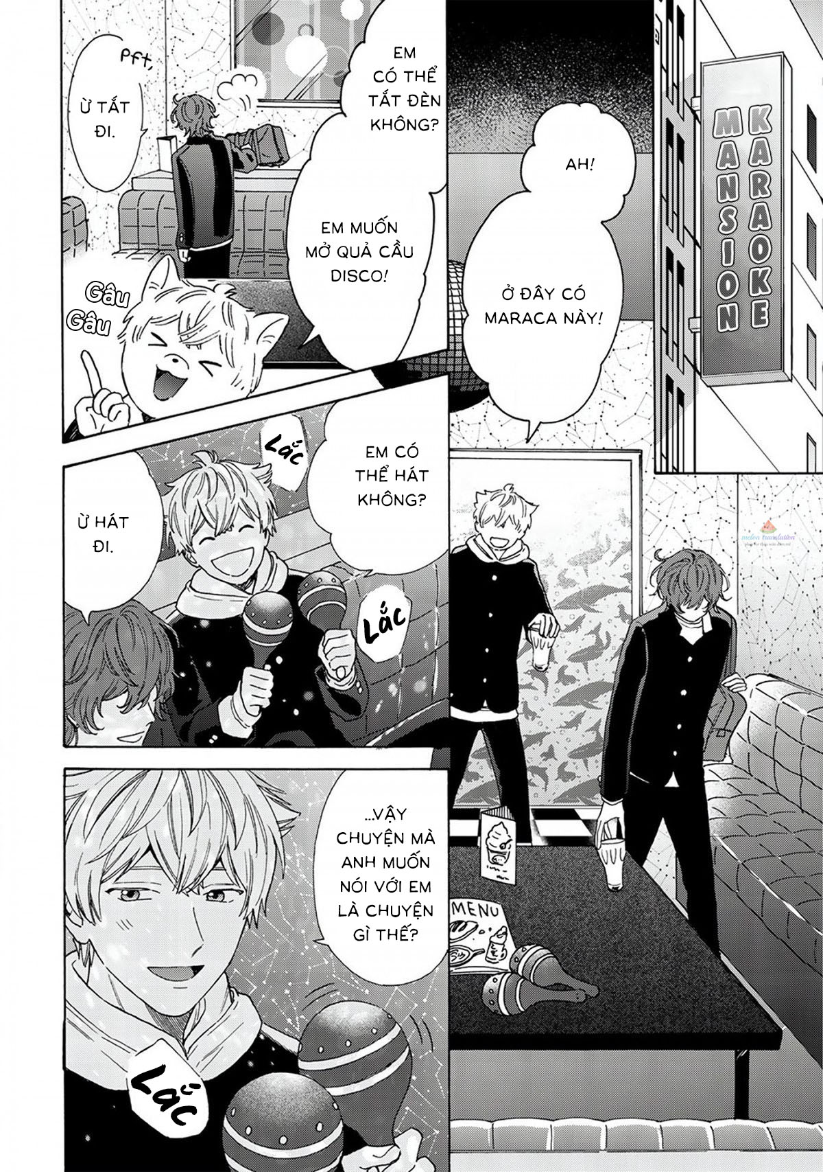 ngôi sao hạng nhất được vẽ bằng nụ hôn chapter 3 22