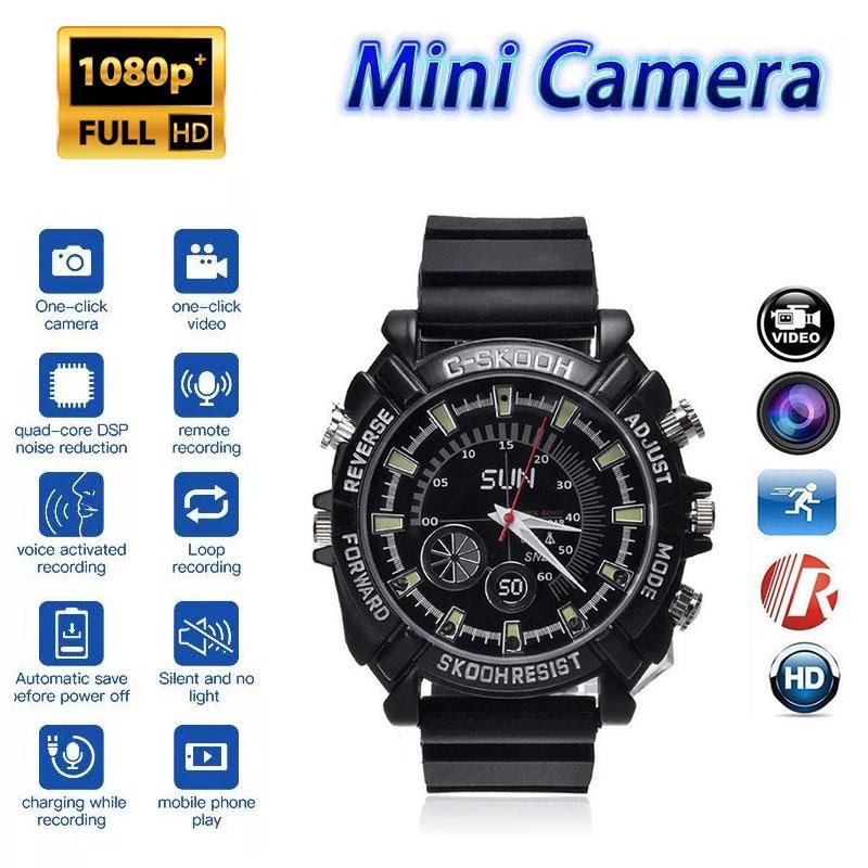 Xem camera Mini Action DVR Body Camcorder Invisible Vision Vision Video Ghi âm giám sát Micro Sport Wristwatch Màu sắc: T11 Màu đen