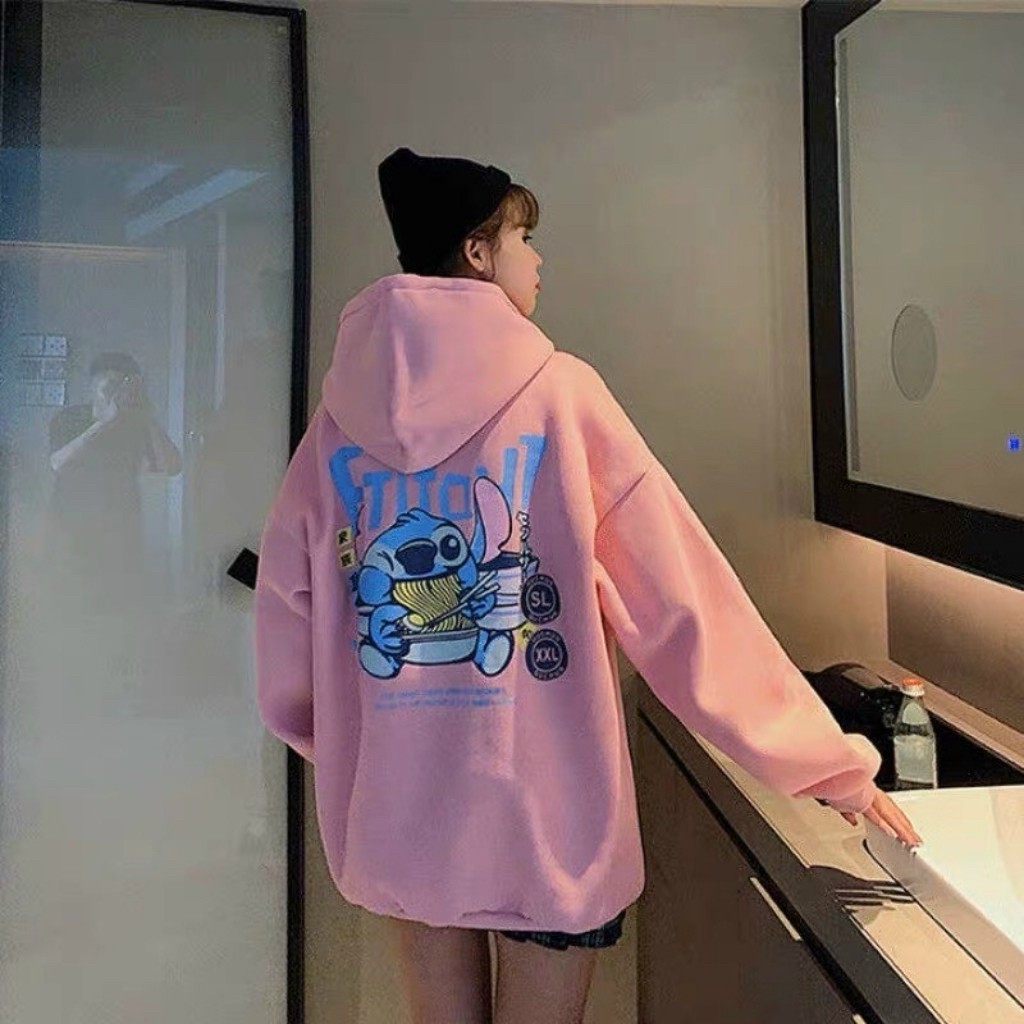 Áo khoác hoodie nam nữ form rộng FASHION Fitch, Áo Hoodie Nỉ - Áo Khoác Nỉ Nam Nữ Unisex FITCH 3 Màu Cực Hot, ÁO HOODIE STITCK ĂN MÌ vải thun nỉ siêu dễ thương.