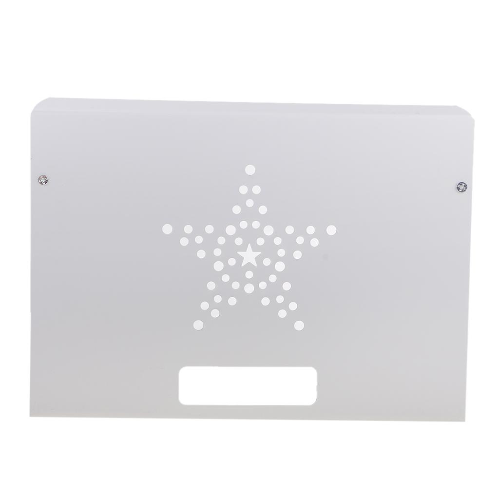 2 Pieces TV Component AV DVD Bracket Shelf DVR Cable Game Console Holder Stand