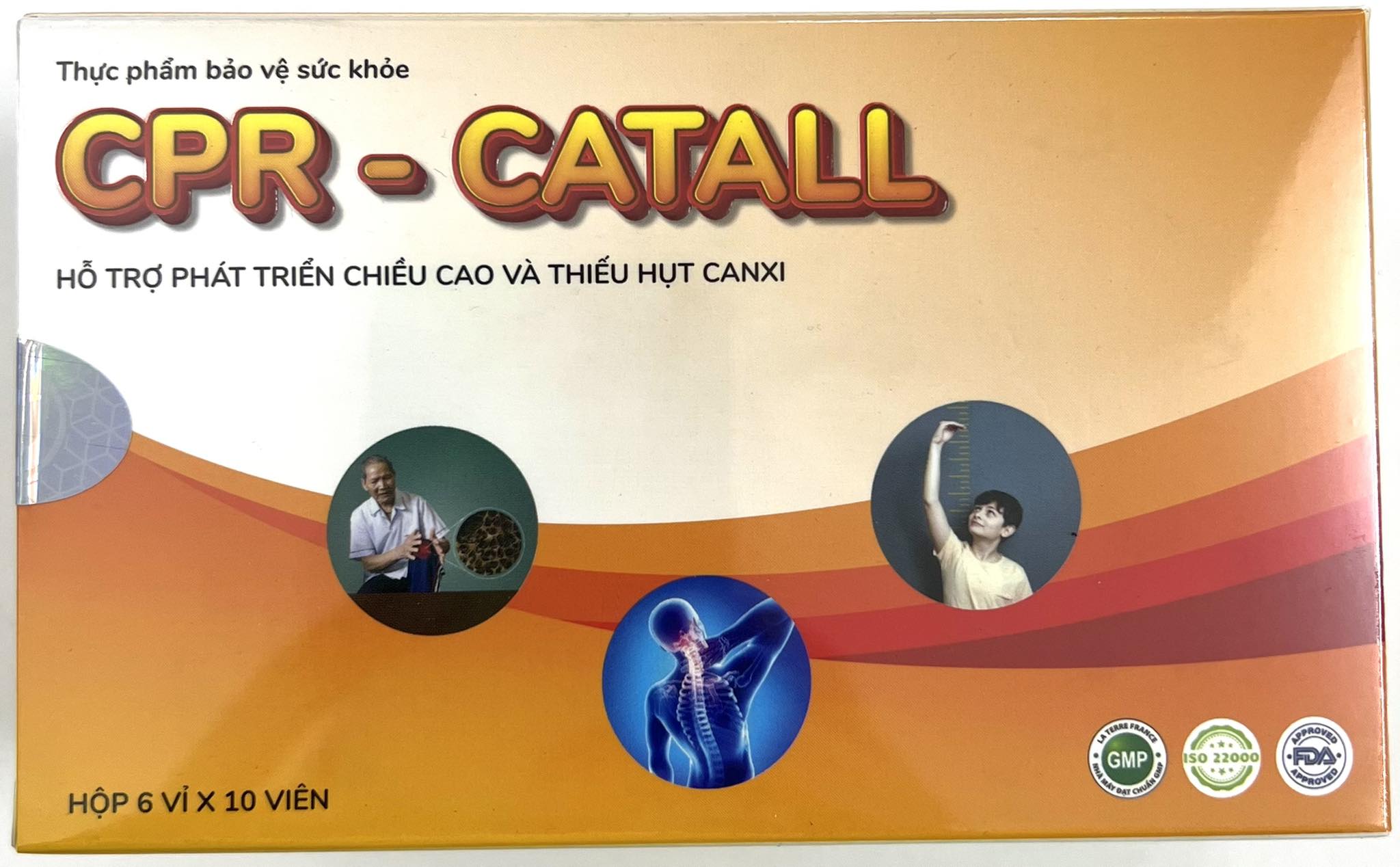 Canxi CPR - CATALL  - Bổ sung Canxi, Hỗ Trợ Tăng Chiều Cao