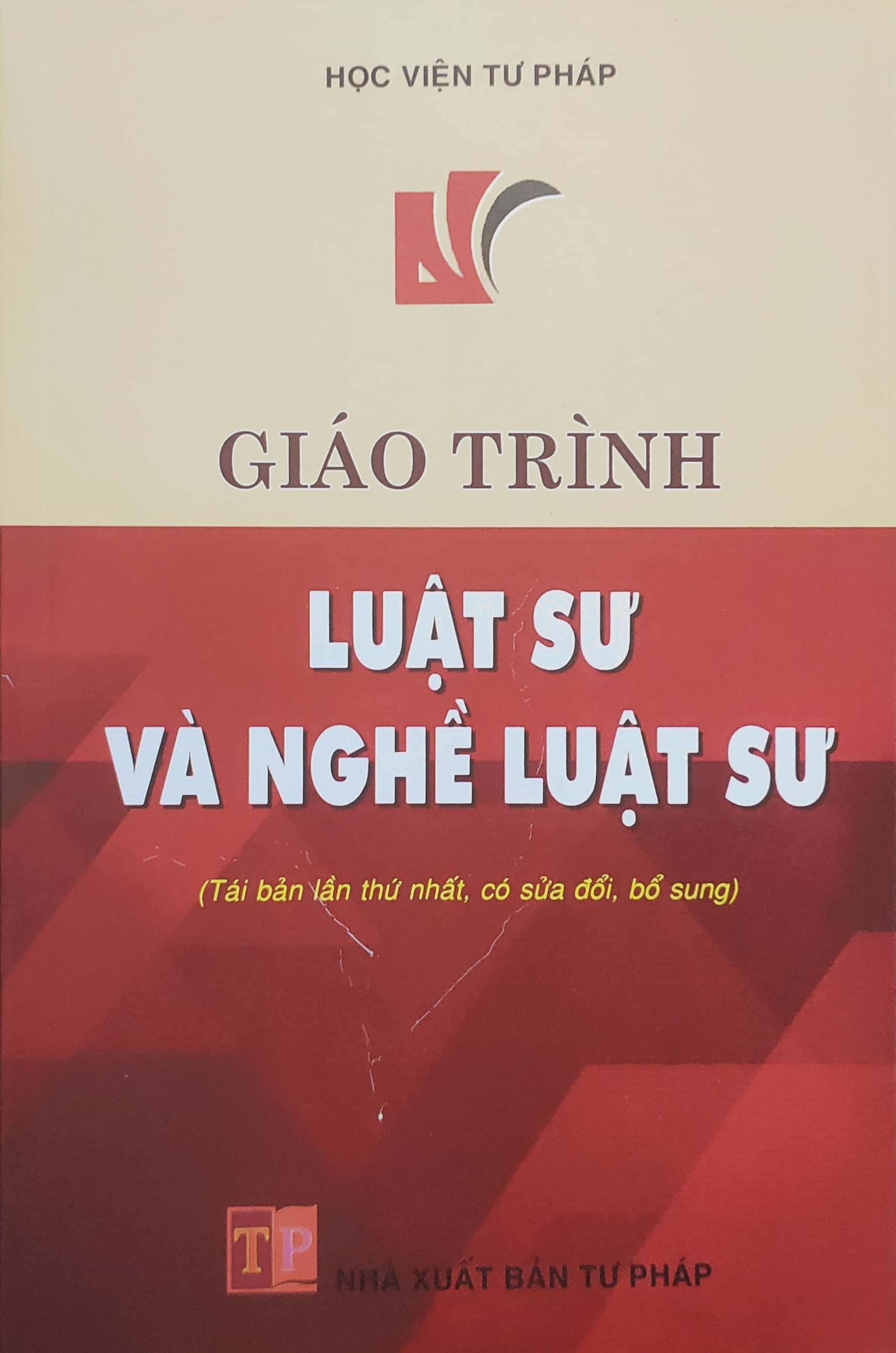 Giáo trình luật sư và nghề luật sư