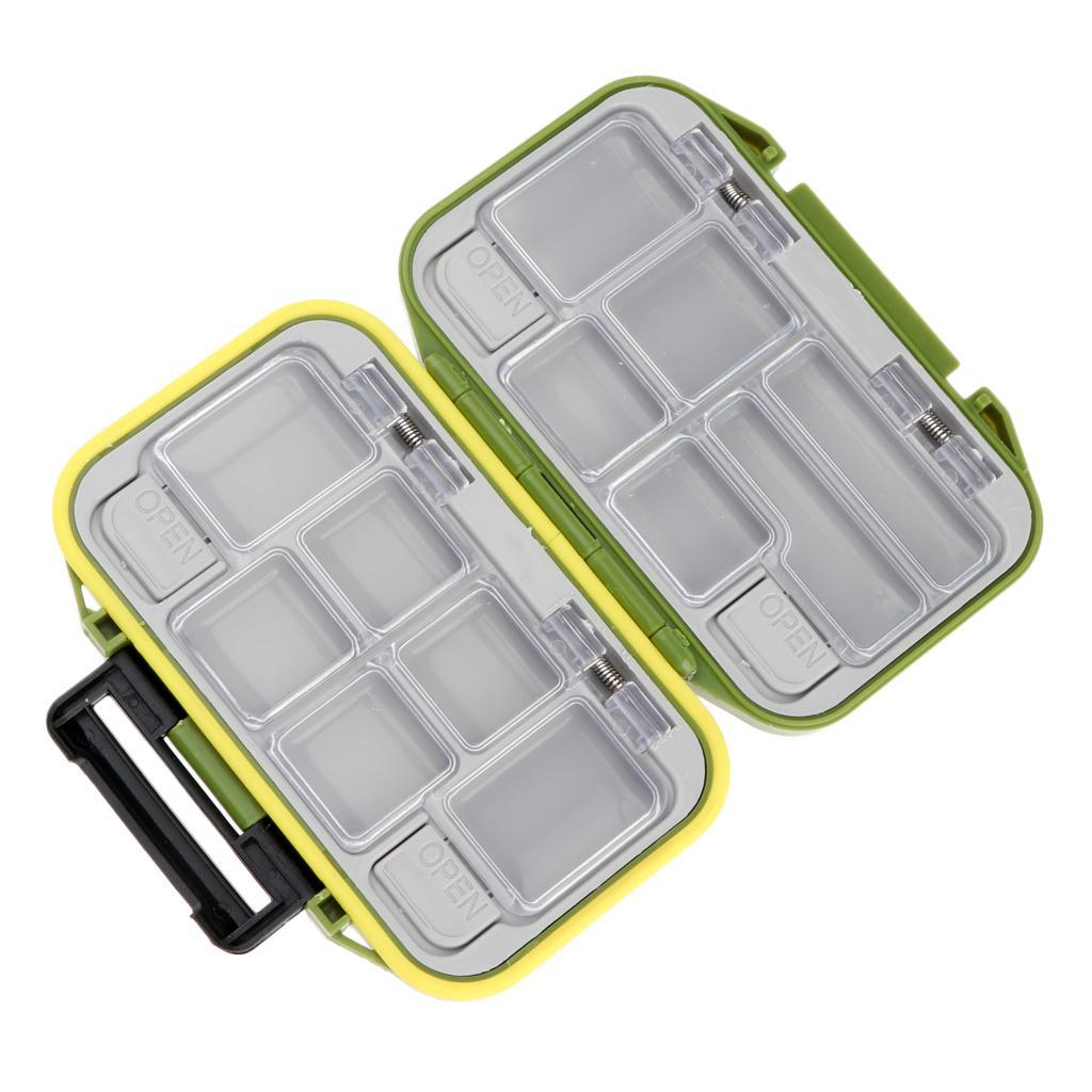 Premium Waterproof Plastic Fishing Lures Baits Hooks Tackle Storage Organizer Box - A Type / Small