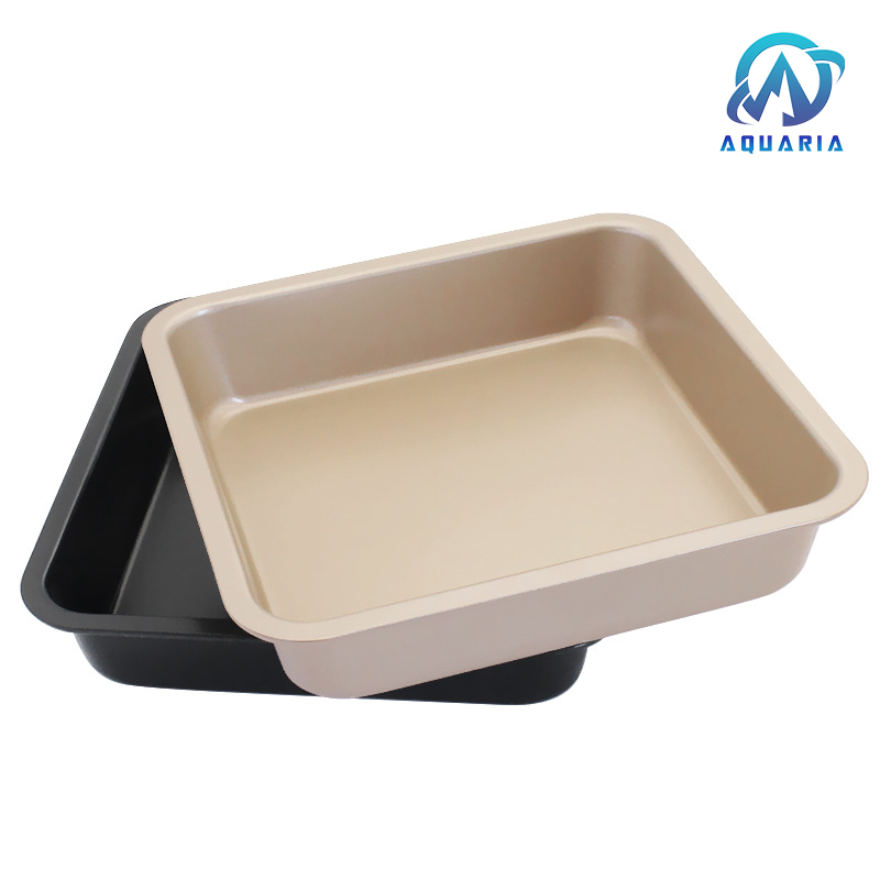 Khuôn Bánh Vuông Bông Lan Chống Dính Cao Cấp Thép Carbon Đa Năng Tiện Dụng 23cm