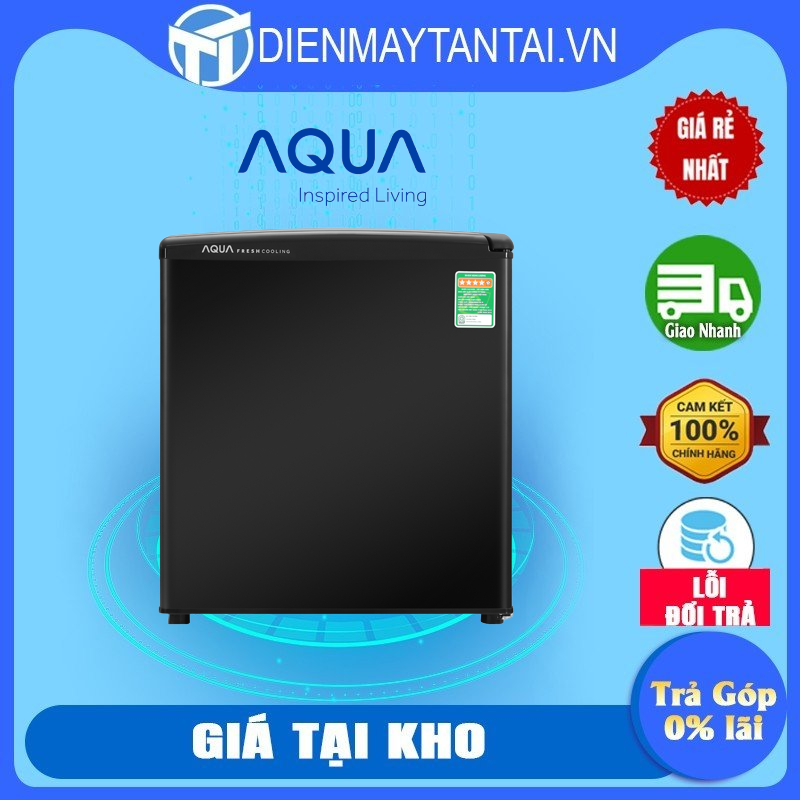 Tủ lạnh Aqua 50 lít AQR-D59FA (BS) - Hàng Chính Hãng [Giao hàng toàn quốc]