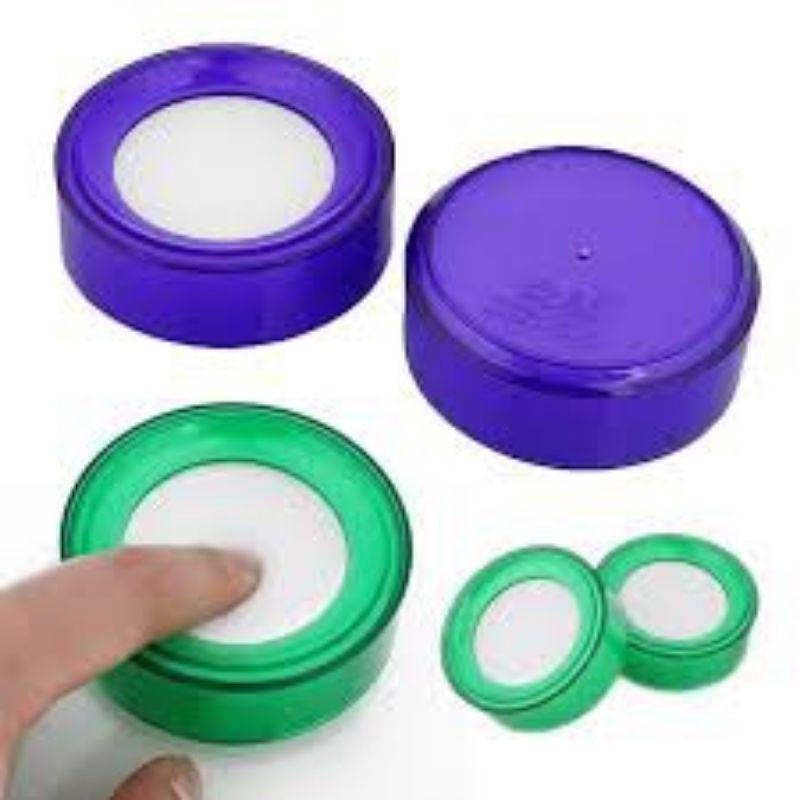 Hộp đựng mút đếm tiền tròn