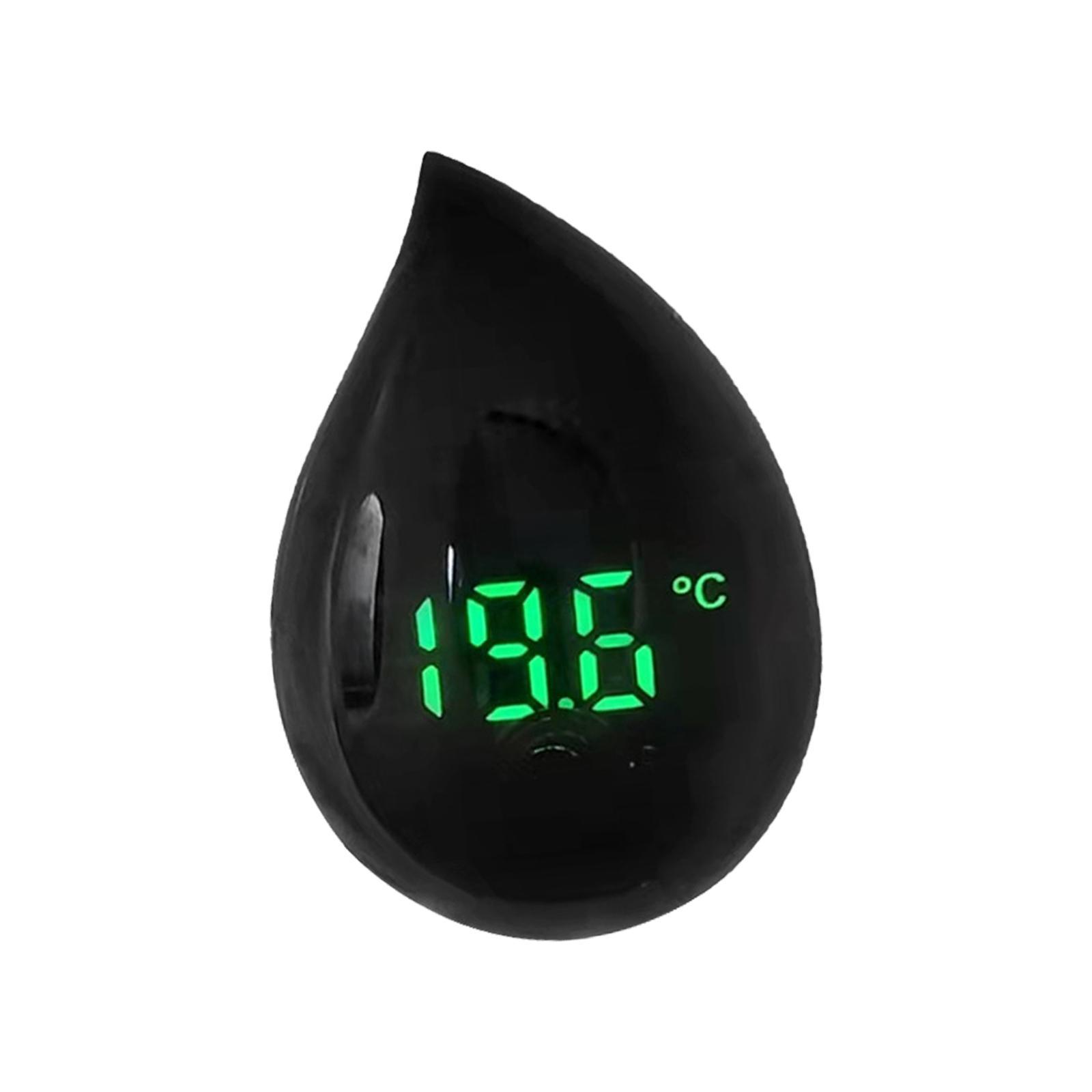Aquarium Thermometer Stick on LED Display Fish Tank Thermometer Easy to Read