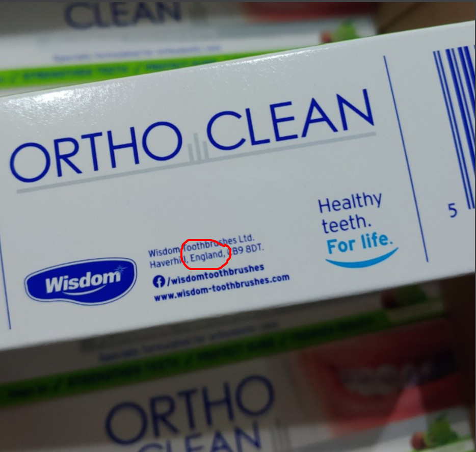 KEM ĐÁNH RĂNG DÀNH CHO NGƯỜI NIỀNG RĂNG Wisdom ORTHO Clean nhập từ England