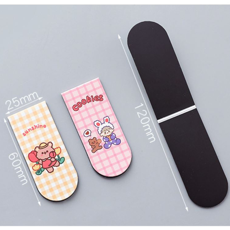 Bookmark Nam Châm, Kẹp Đánh Dấu Sách Hoạt Hình Cute Dễ Thương,Phụ Kiện Trang Trí Sách, Sổ