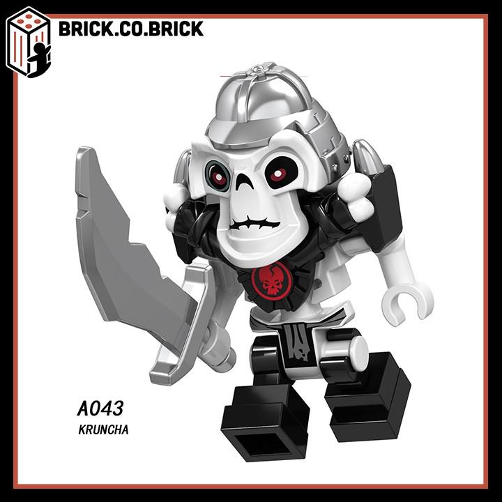 Nhân Vật Đồ Chơi Lắp Ráp Minifig Hồ Ly Ninja Phantom Samurai Akita Zane Nya Kai Jay A041-A048 - A-041