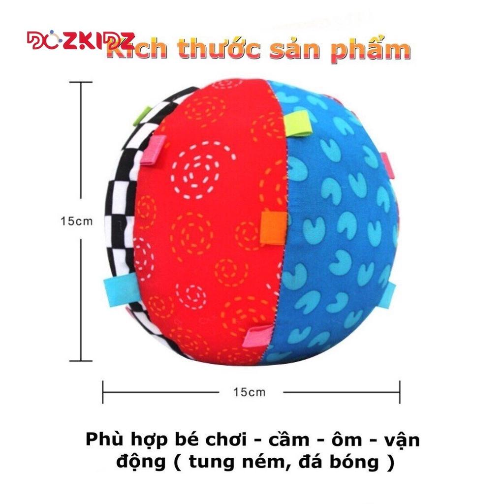 Đồ chơi trẻ em - Bóng vải nhiều màu sắc cho bé sơ sinh đến 2 tuổi - DOZKIDZ