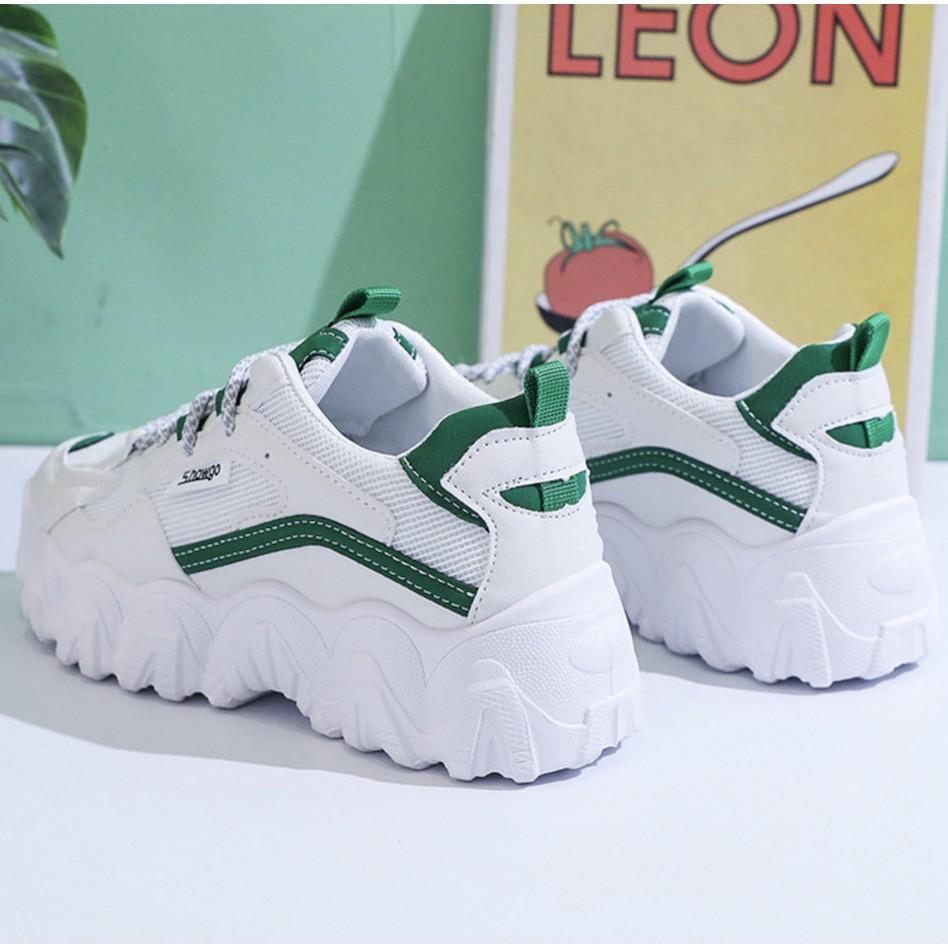 Giày thể thao sneaker nữ độn đế Sóng ShowGo