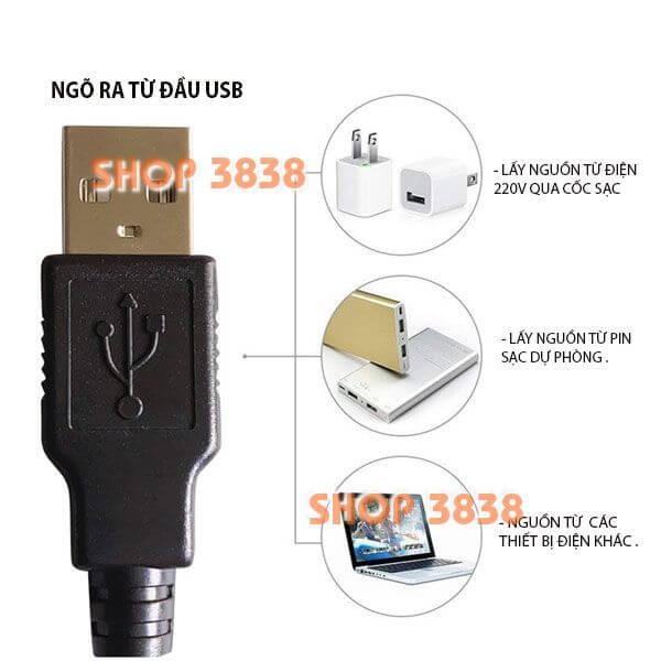 Dây Đèn Led Bi Đục Tròn Dài 3M - 20 Bóng Nhiều Màu Trang Trí Noel Lễ Tết