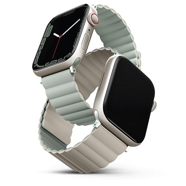 Dây danh cho Apple Watch UNIQ Revix Reversible Magnetic Silicone Strap Dành Cho 1/8/SE Bền Đẹp Đa Dạng Màu Sắc - HÀNG CHÍNH HÃNG