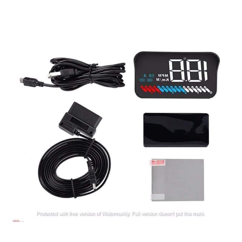 Bộ HUD Ô tô M7 OBD GPS Hiển Thị Tốc Độ Thông Tin Lên Trên Kính Lái Giá Rẻ