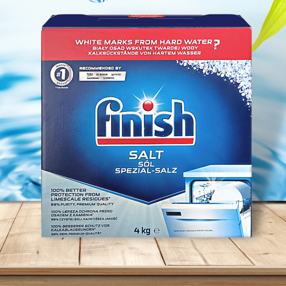 Muối rửa bát finish 4kg/ hộp nk Châu Âu