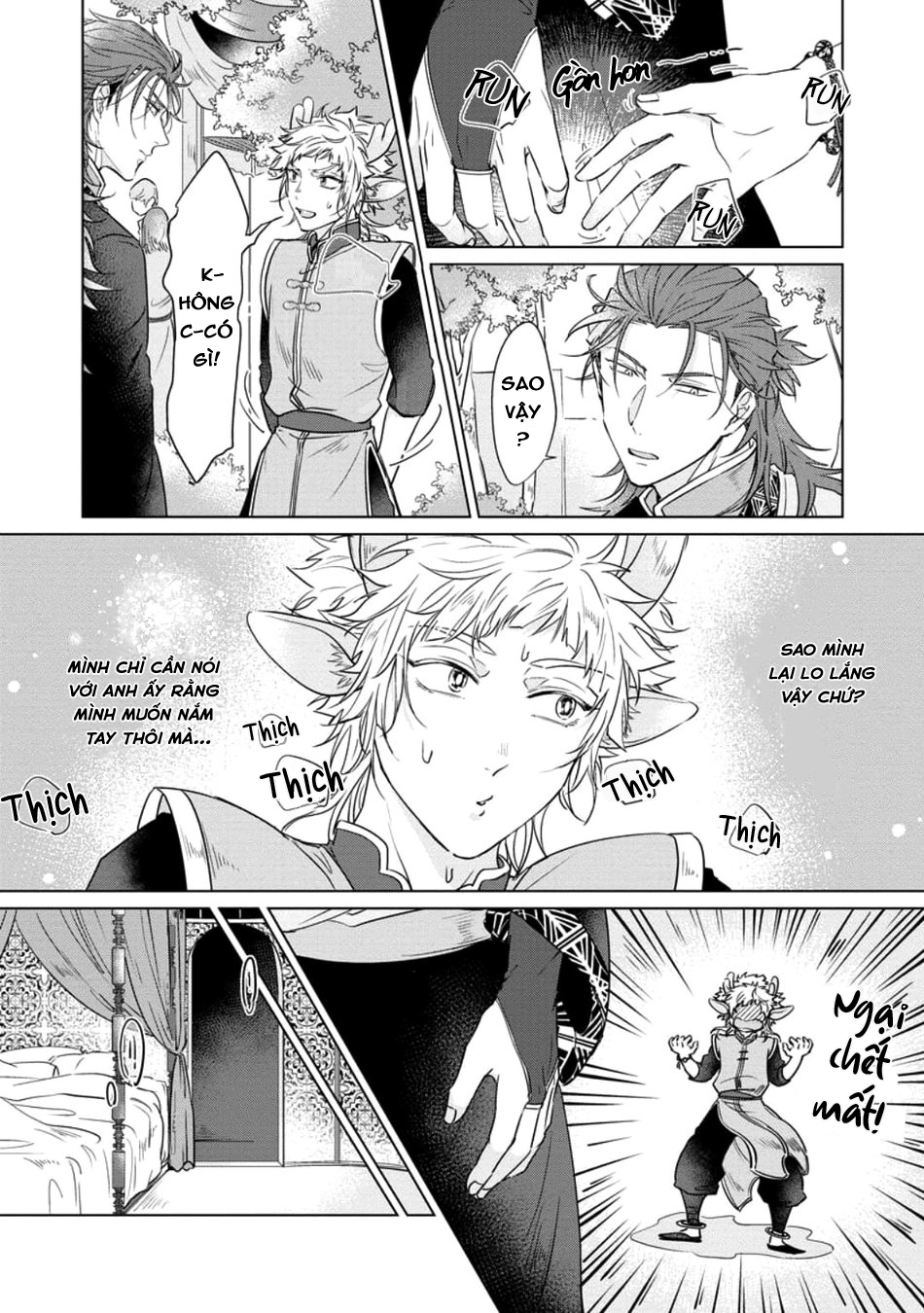 gặp gỡ em, thú nhân màu chàm trắng chapter 5.5 3