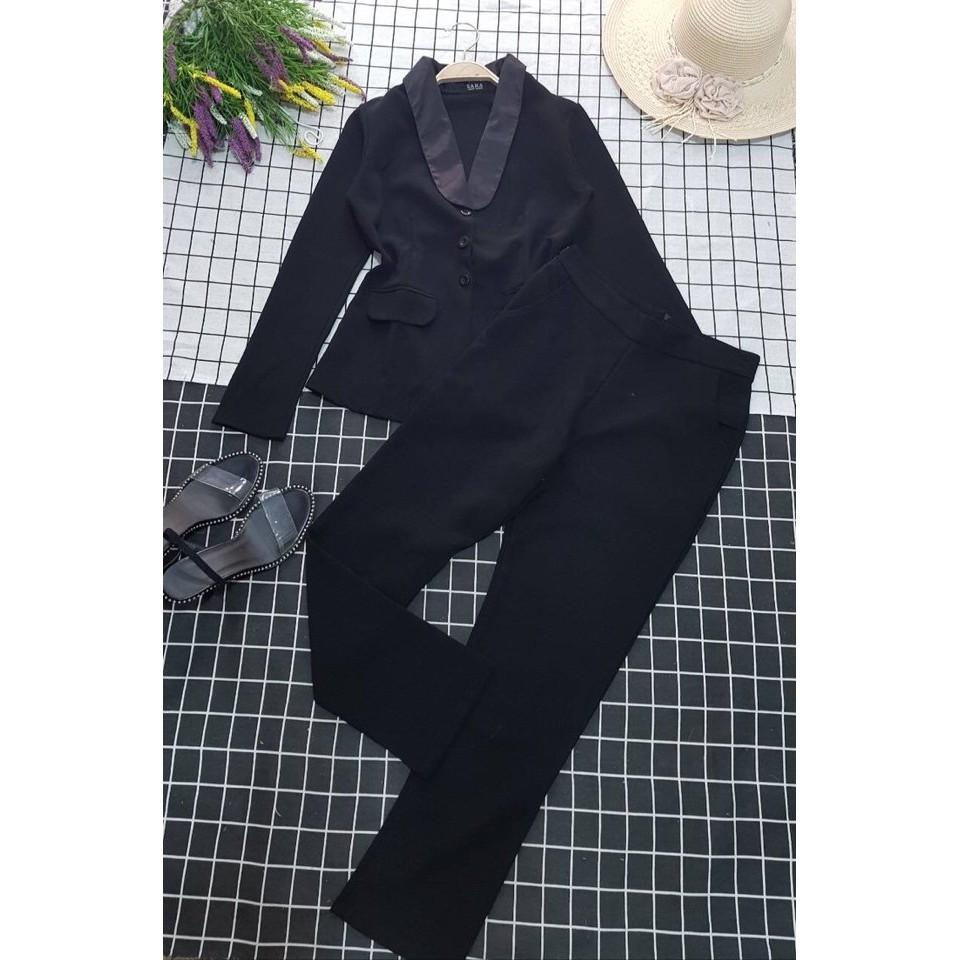 SET BỘ VEST CỔ SEN CÁCH ĐIỆU