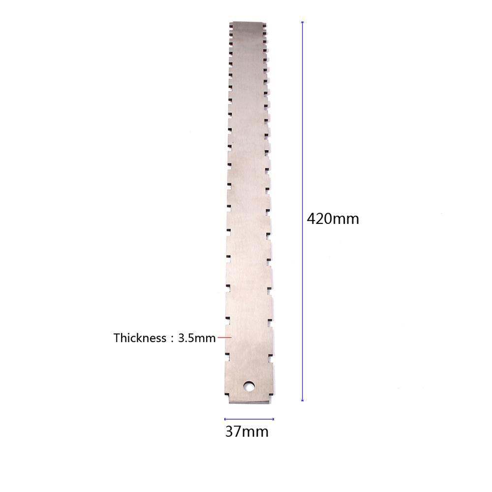 Guitar Bass Neck Notched Straight Edge Luthier Tool+Fret File for Guitarist