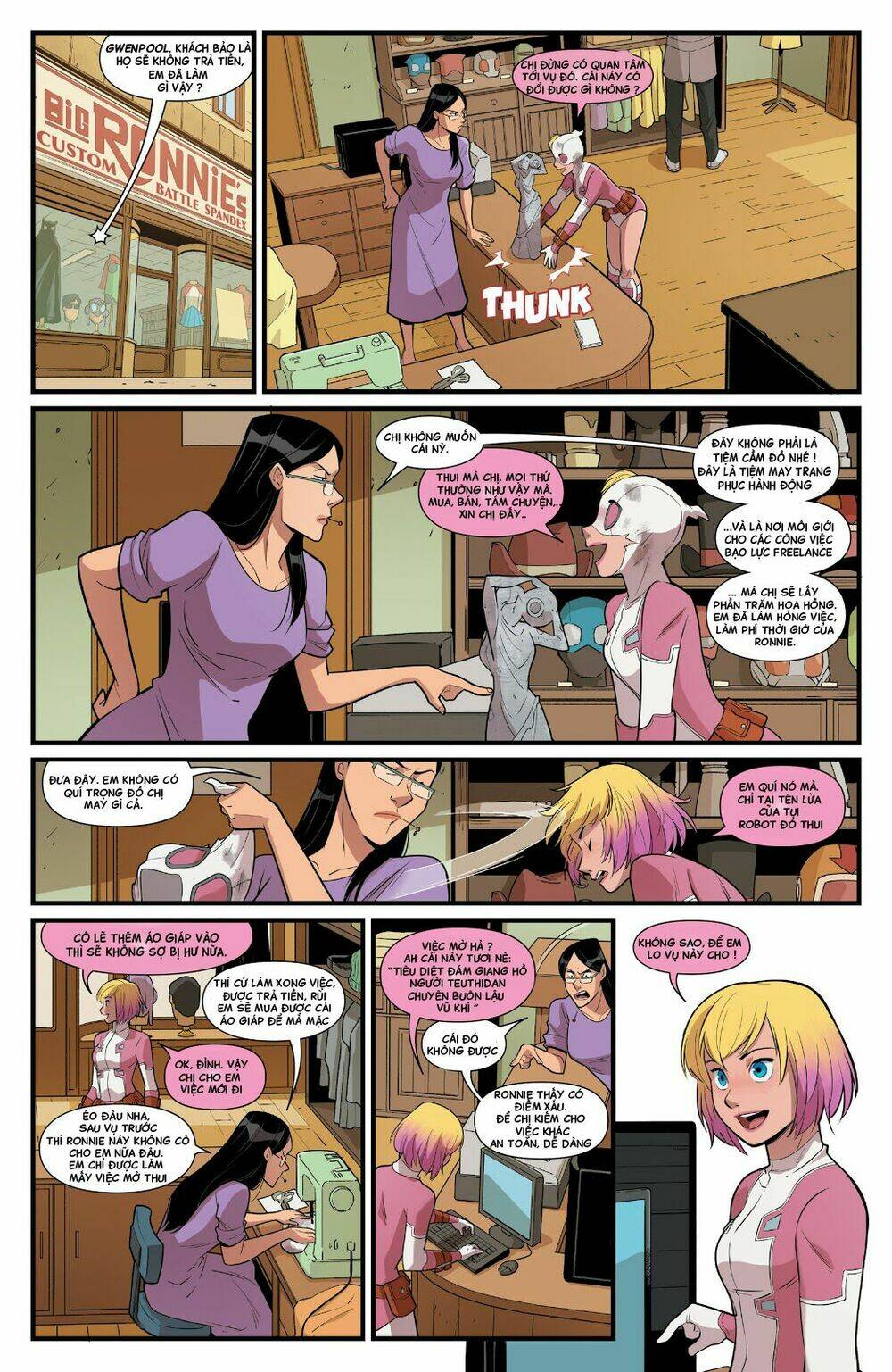 gwenpool siêu phàm chapter 1 6