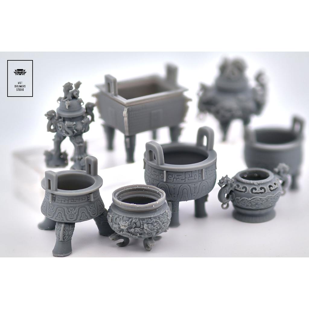 Mô Hình Lư Hương MINI - bán cạn - bể cá - hòn non bộ - terrarium - tinh xảo - chất lượng cao