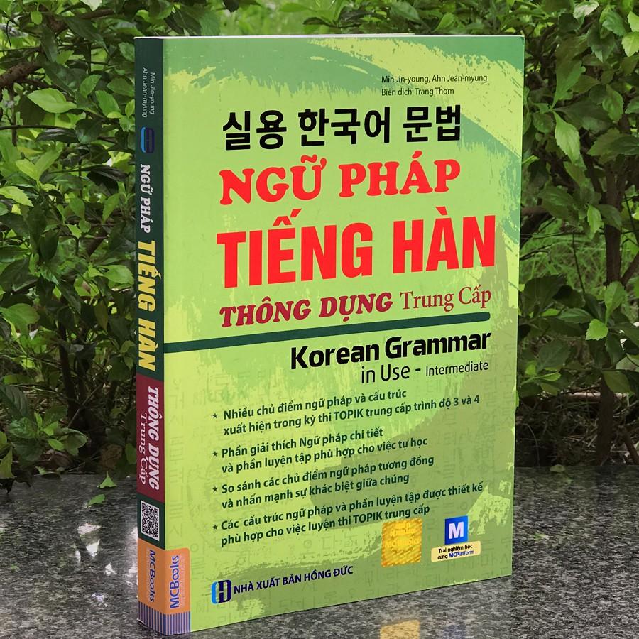 Sách - Ngữ pháp tiếng Hàn thông dụng - Trung cấp (Tái bản)