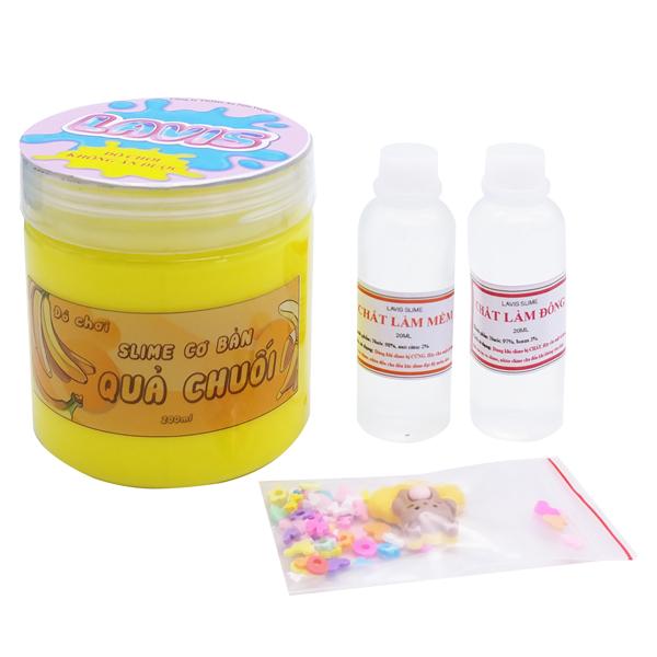 Đồ Chơi Slime Cơ Bản Lavis: Quả Chuối - 200 ml