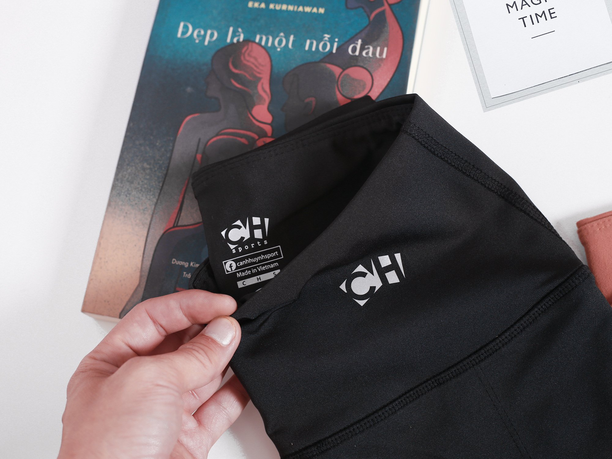 Quần Dài Legging Cạp Cao Nữ Tập Gym Yoga CH117