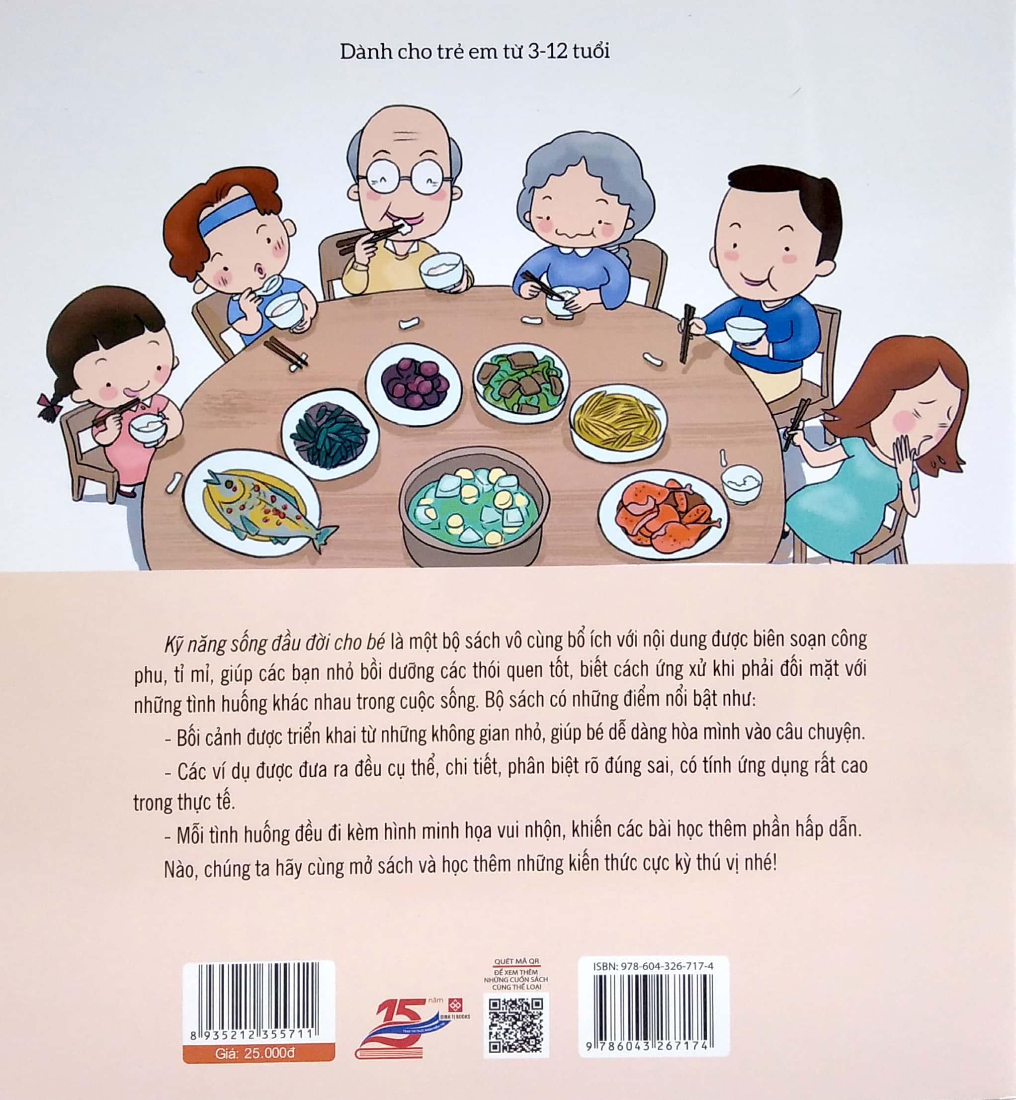 Kỹ Năng Sống Đầu Đời Cho Bé - Quy Tắc Ứng Xử Trên Bàn Ăn