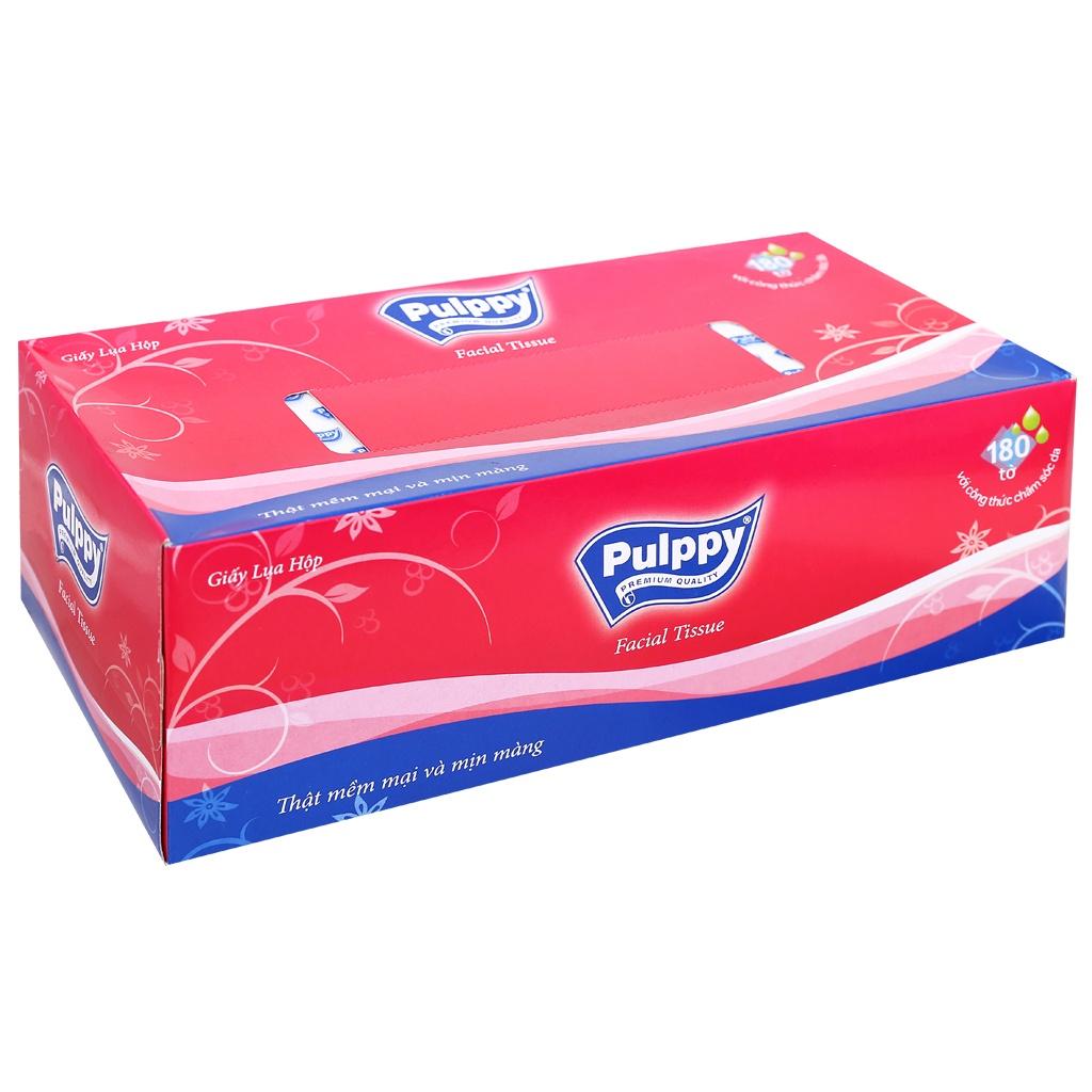 Khăn Giấy Hộp Pulppy 7 Màu ( 1 Hộp )