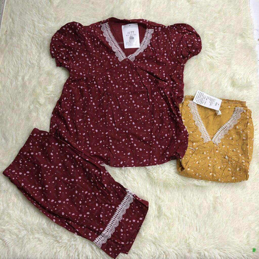 Bộ đồ bầu mặc nhà mùa hè chất mát
