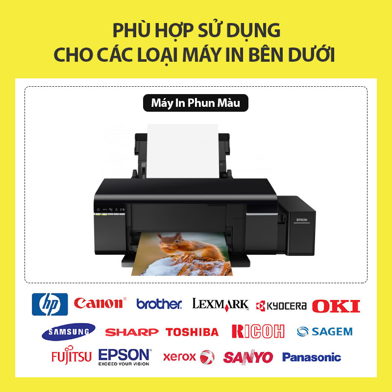 Giấy In Nhãn Dán (Decal) Media 1 Mặt Bóng A4 135gsm 50 Tờ - Hàng chính hãng