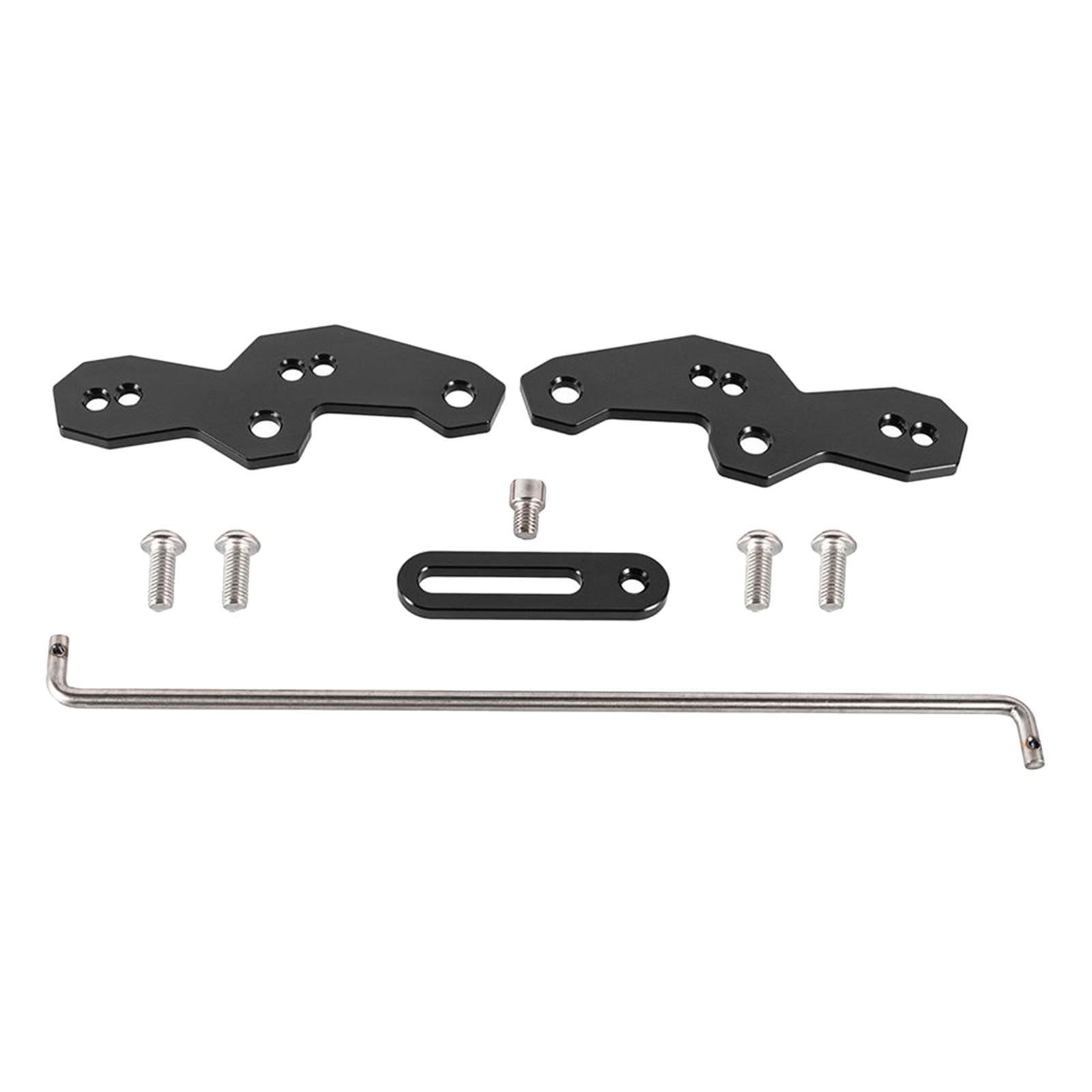 Rearset Base Relocation Brackets Kit for   V3 2017-2019 Black