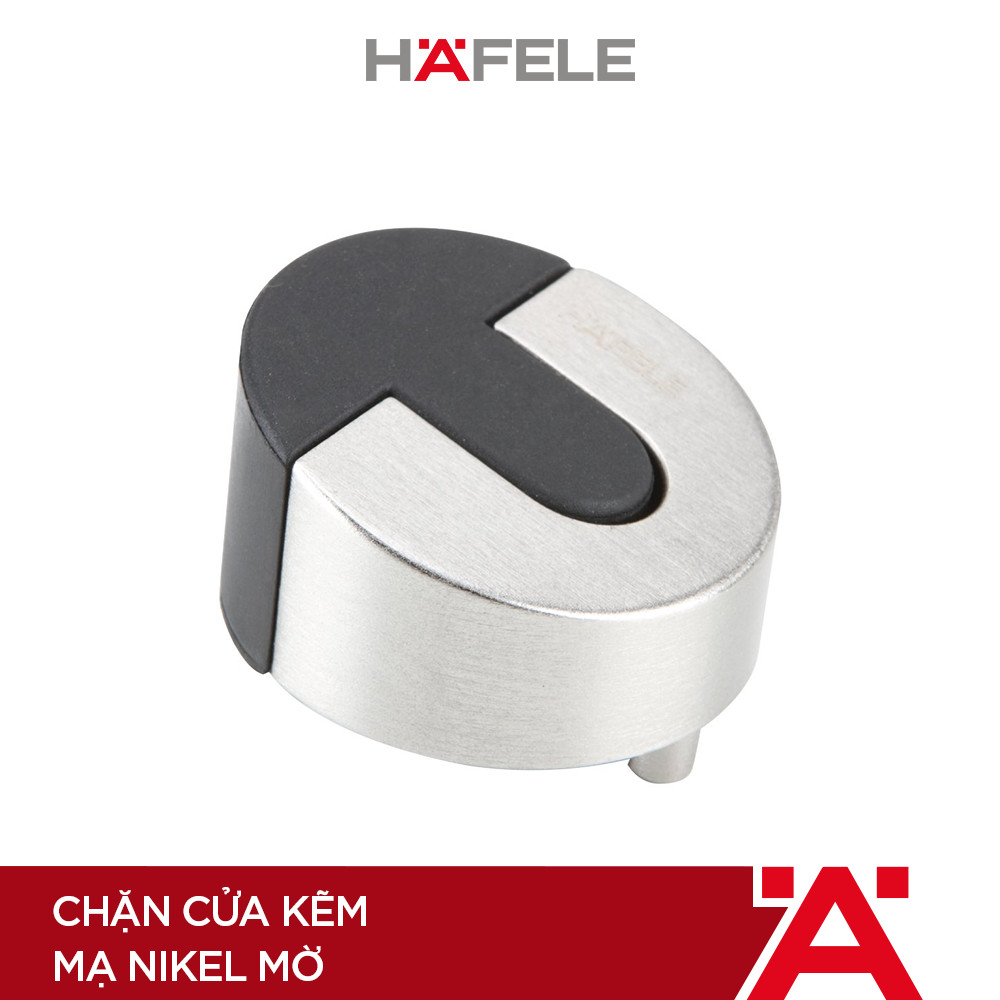 Chặn Cửa Kẽm Mạ Nikel Mờ Hafele - 489.70.260 (Hàng chính hãng)