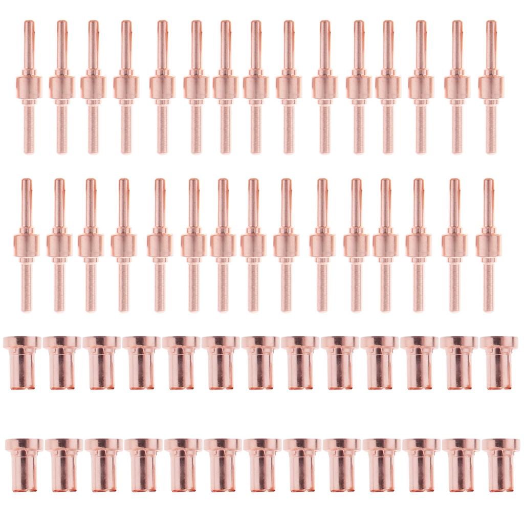 Plasma  Tip Nozzle Extended Cutting Consumables Accessory Fit 60pcs