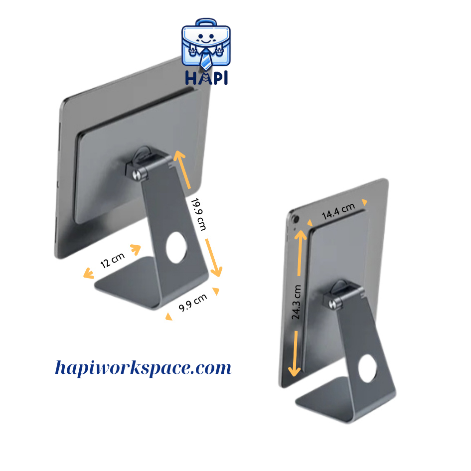 Giá đỡ máy tính bảng hàng chính hãng WiWU Hubble Tablet Stand Wi-ZM309: Điều chỉnh 360 độ, hợp kim siêu bền, chắc chắn, dùng cho iPad 11-12.9 inch