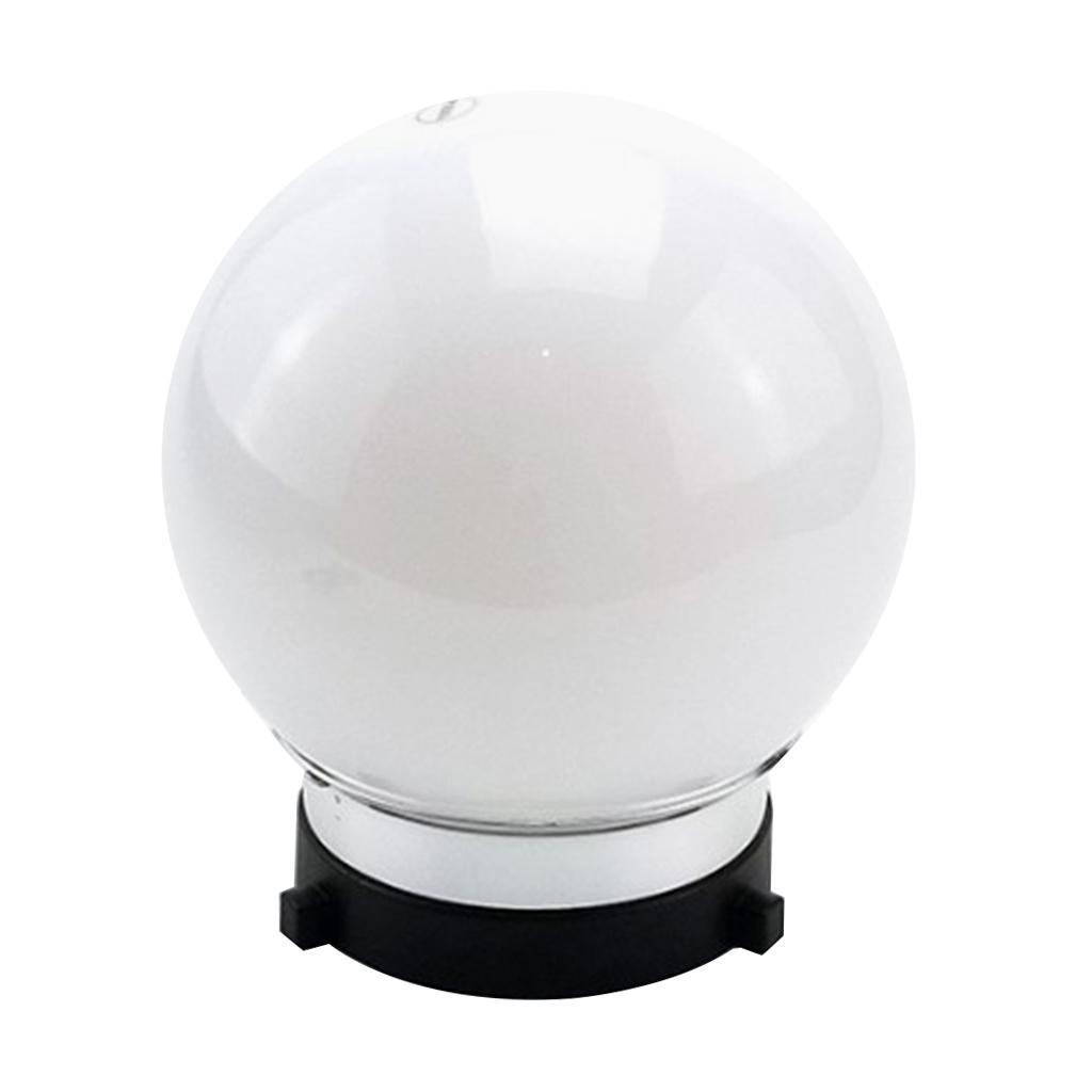 4X 6" Spherical Diffuser Soft Ball for Bowens Mount Studio Light Strobe - White,