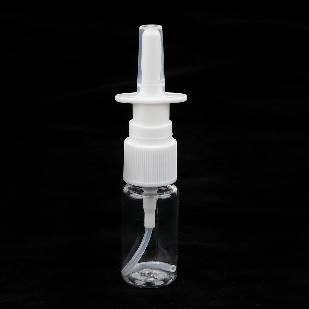 Set 20 Chai Xịt Mũi Rỗng Bằng PET Trong Suốt - Tùy chọn dung tích