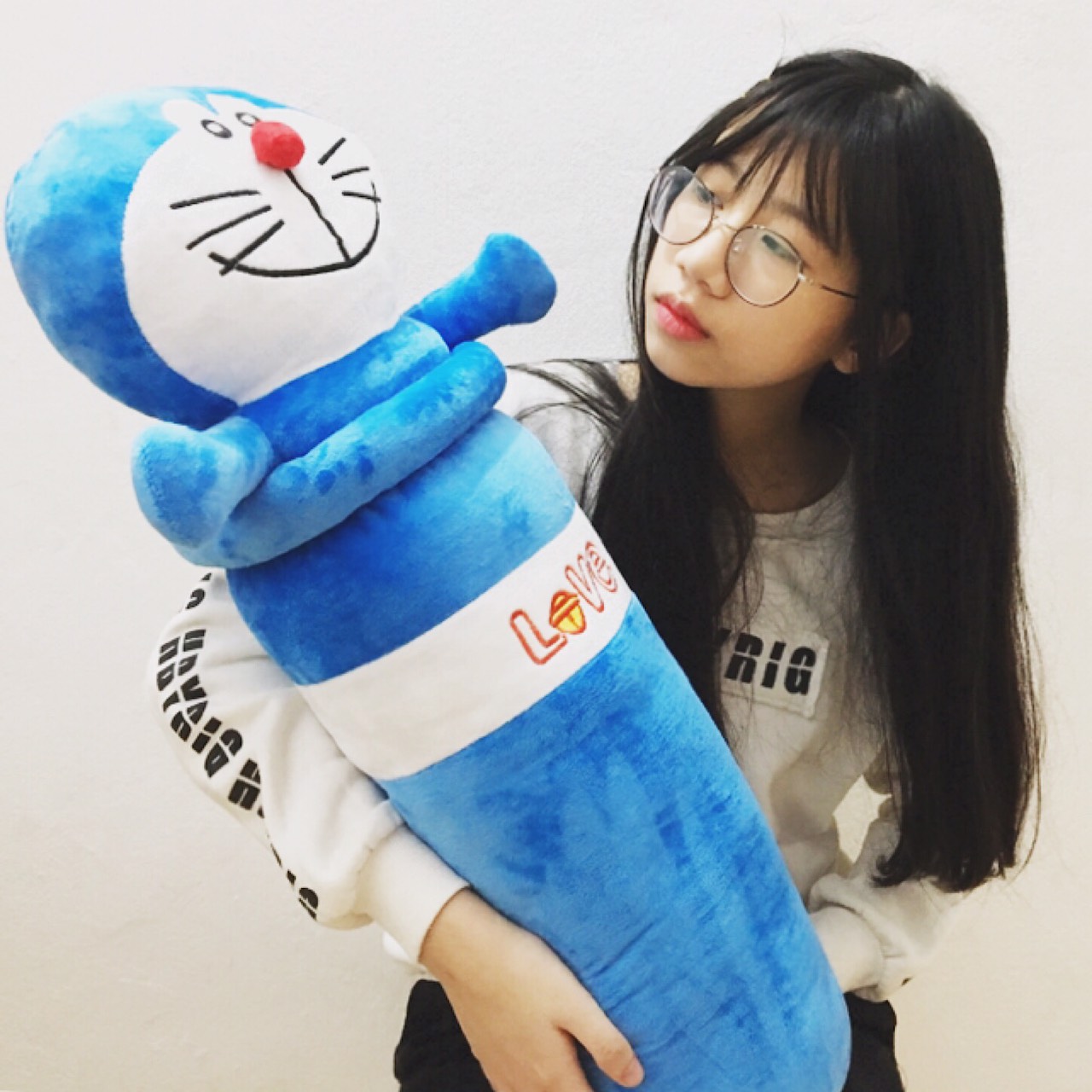 Gấu bông cao cấp Gối ôm mèo máy Doreamon