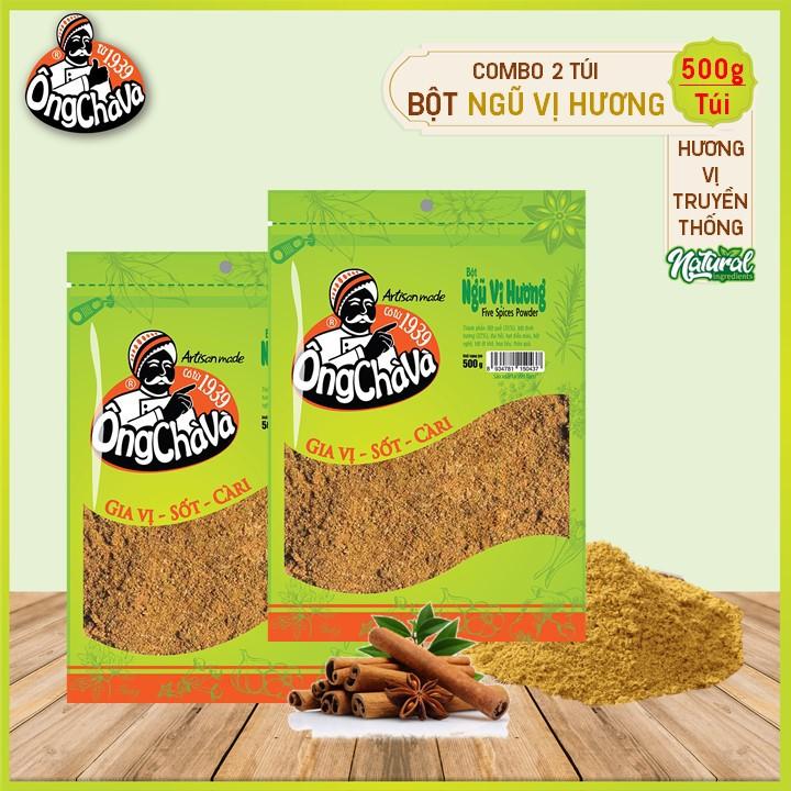 Combo 2 Túi Bột Ngũ Vị Hương Ông Chà Và 500g