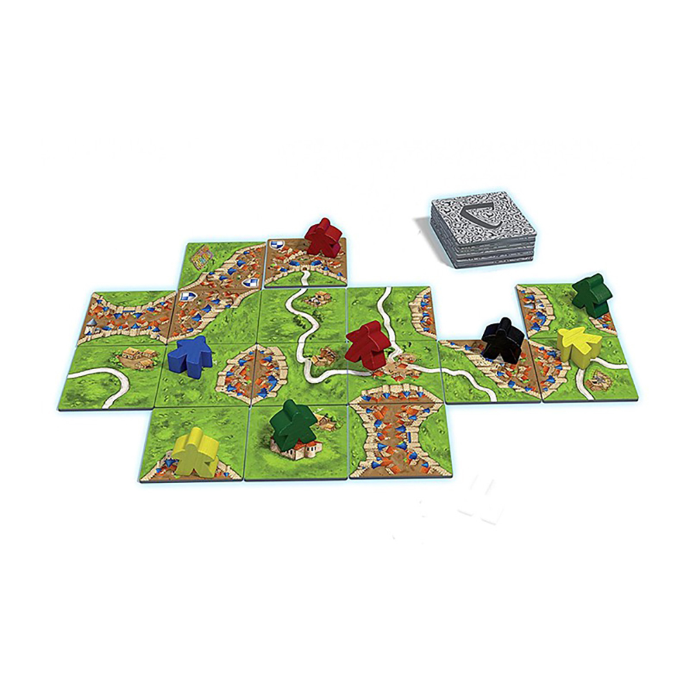 Carcassonne Board Game Bộ Thẻ Bài Trò Chơi Phiêu Lưu Thú Vị Cho 2-5 Người Vui Nhộn